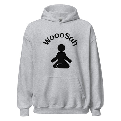 Unisex Hoodie Wooosah Hoodie Cozy Just Breathe Relaxation Apparel Thoughtful Wellness Gift Unique Self-Care Present