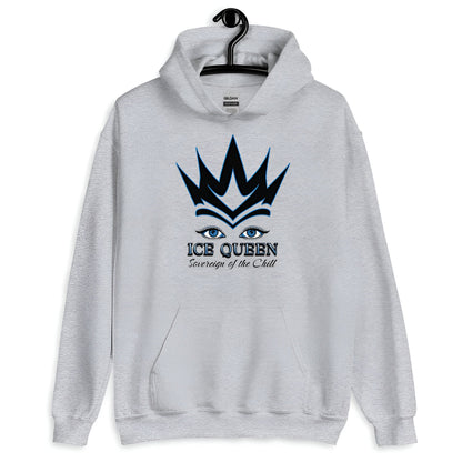 ICE QUEEN HOODIE Girl Boss Hooded Sweatshirt Sovereign of the Chill Graphic Unique Gift