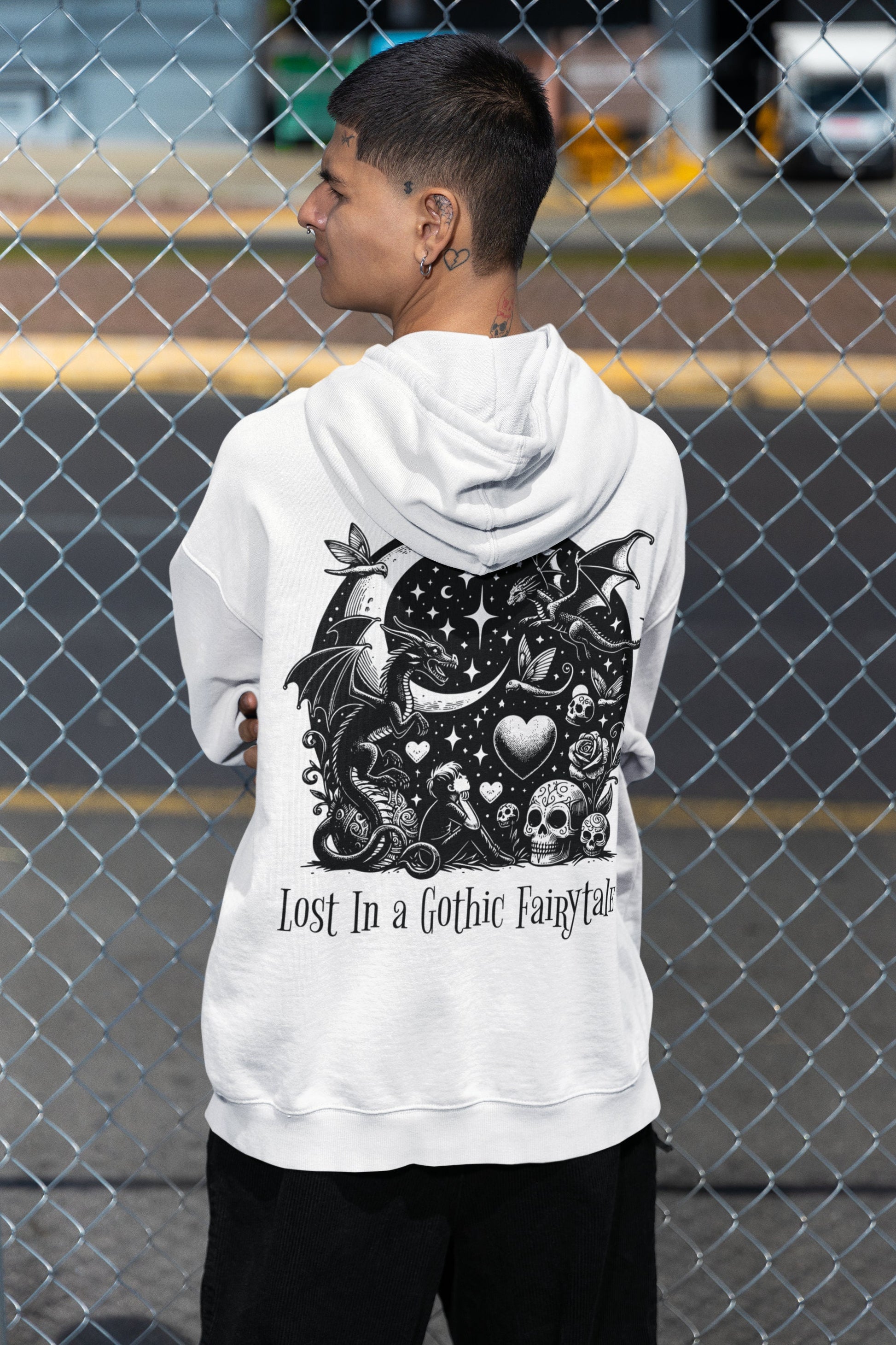 Zip Up Hoodie Goth Jacket Whimsigoth Pastel Goth Y2K Hoodie Full Zip Dreamcore Whimsigoth Clothing