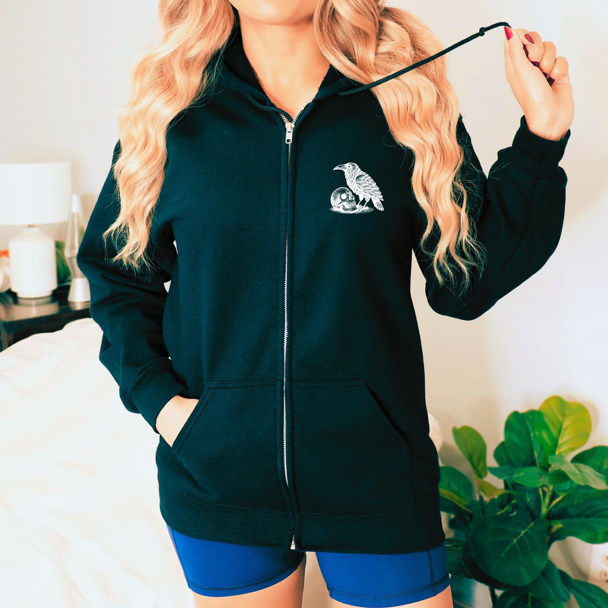 Zip Up Hoodie Gothic Clothes Y2K Hoodie Full Zip Pastel Goth Custom Hoodie Fairy Grunge Dreamcore