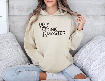 PICKLEBALL HOODIE Dink Master Pickleball Sweatshirt Unique Gift for Pickle Ball Player