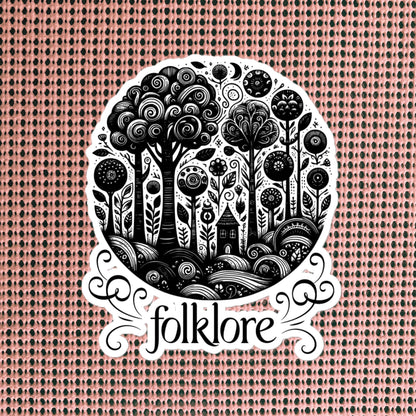 Whimsigoth Forest Folklore Sticker, Forestcore Style Vinyl Sticker