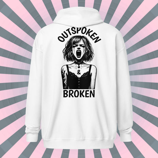 Zip Up Hoodie Goth Clothing Pastel Goth Jacket Punk Aesthetic Hoodie Whimsigoth Fashion Dreamcore Sweater Unique Gift