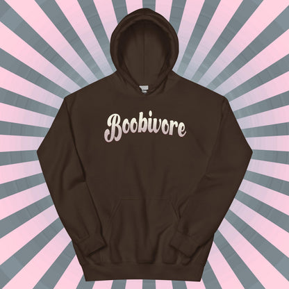 Funny Boobivore Hoodie Dad Jokes Fun Gag Gift