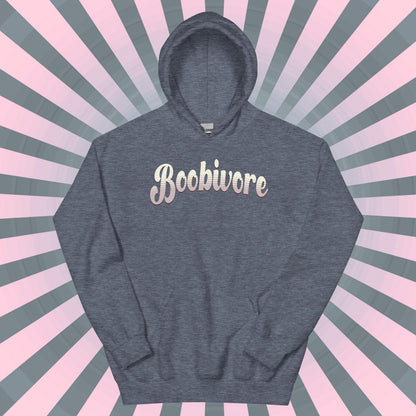 Funny Boobivore Hoodie Dad Jokes Fun Gag Gift