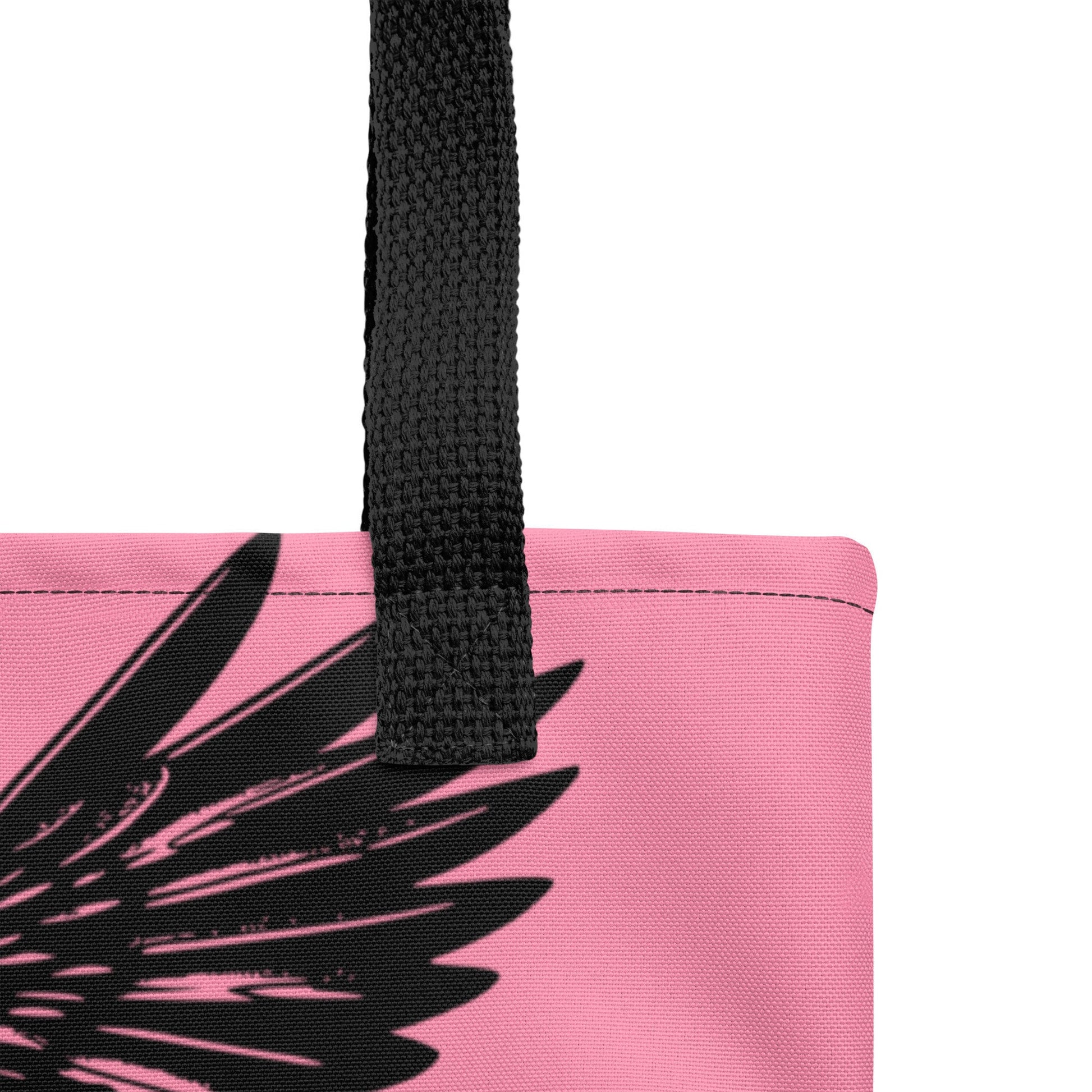 PINK Pastel Goth Grunge Punk Ravens Against The Machine Robot Tote Bag Animal vs Tech Gothic DreamSage Tote Bag