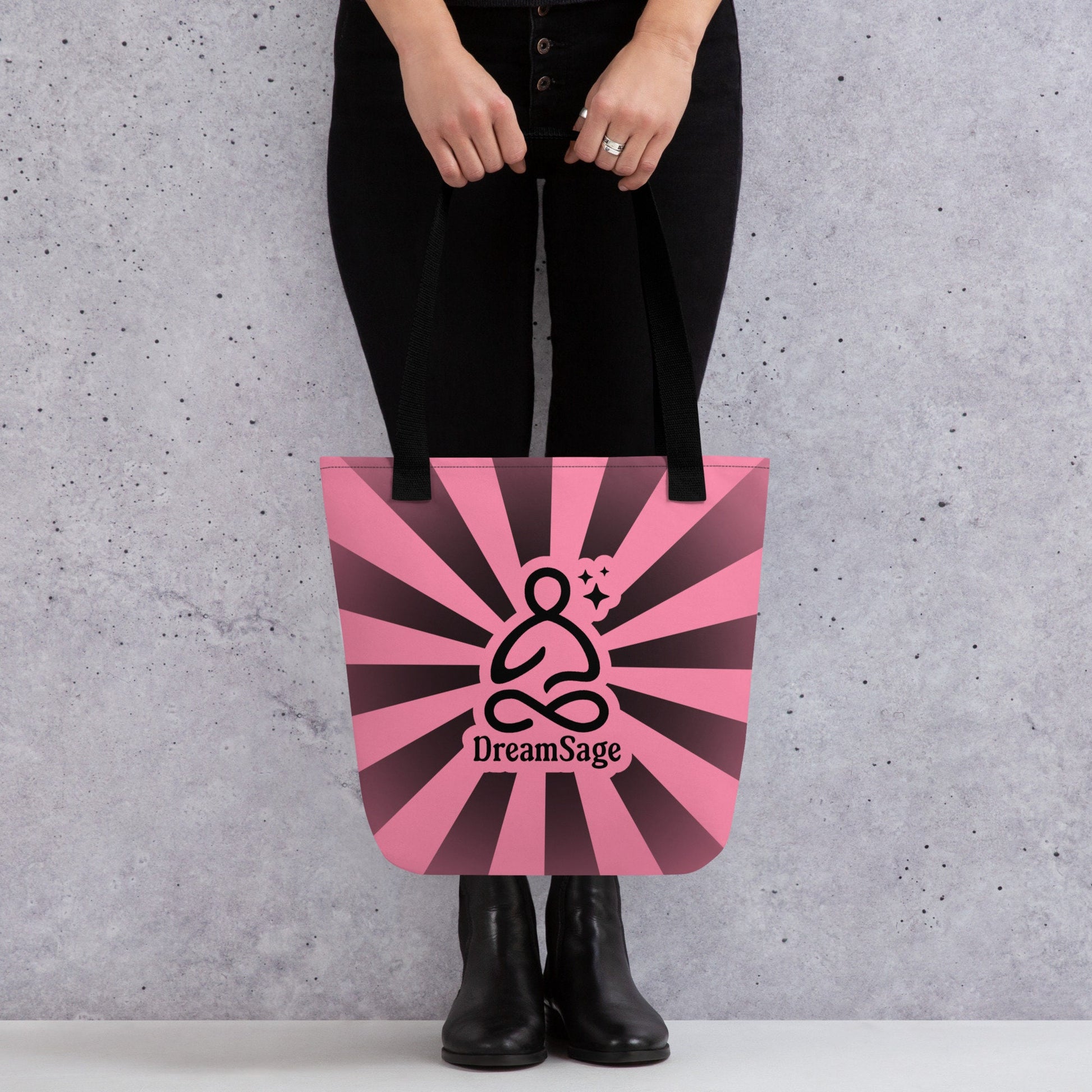 PINK Pastel Goth Grunge Punk Ravens Against The Machine Robot Tote Bag Animal vs Tech Gothic DreamSage Tote Bag
