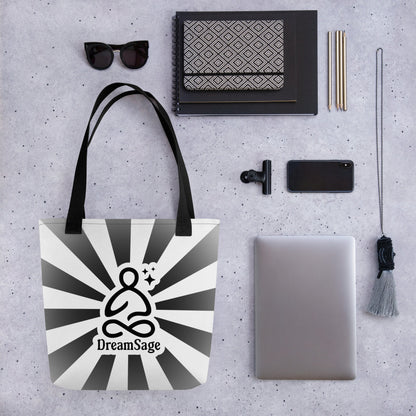 WHITE Gothic Pastel Goth Grunge Punk Raven Nest in Robot Tote Bag CoExist DreamSage Tote Bag