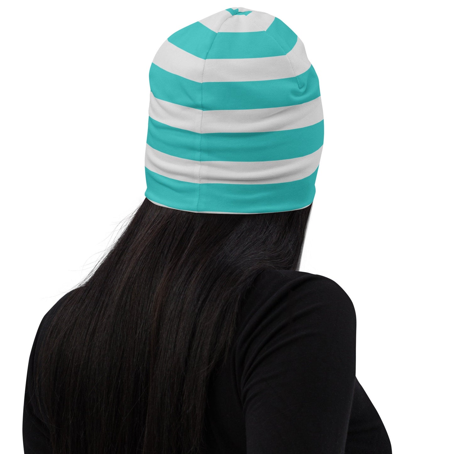Weirdcore Pastel Goth Grunge Funny Anglerfish Striped Beanie, I Master Baitin&#39; Fish Oddcore Beanie Hat