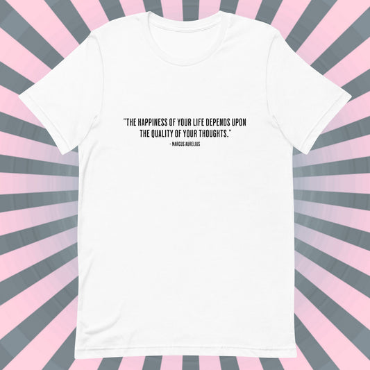 Marcus Aurelius Quote Shirt Inspirational Stoic Wisdom Tee for Self-Growth Daily Motivation Unique Gift for Thinkers