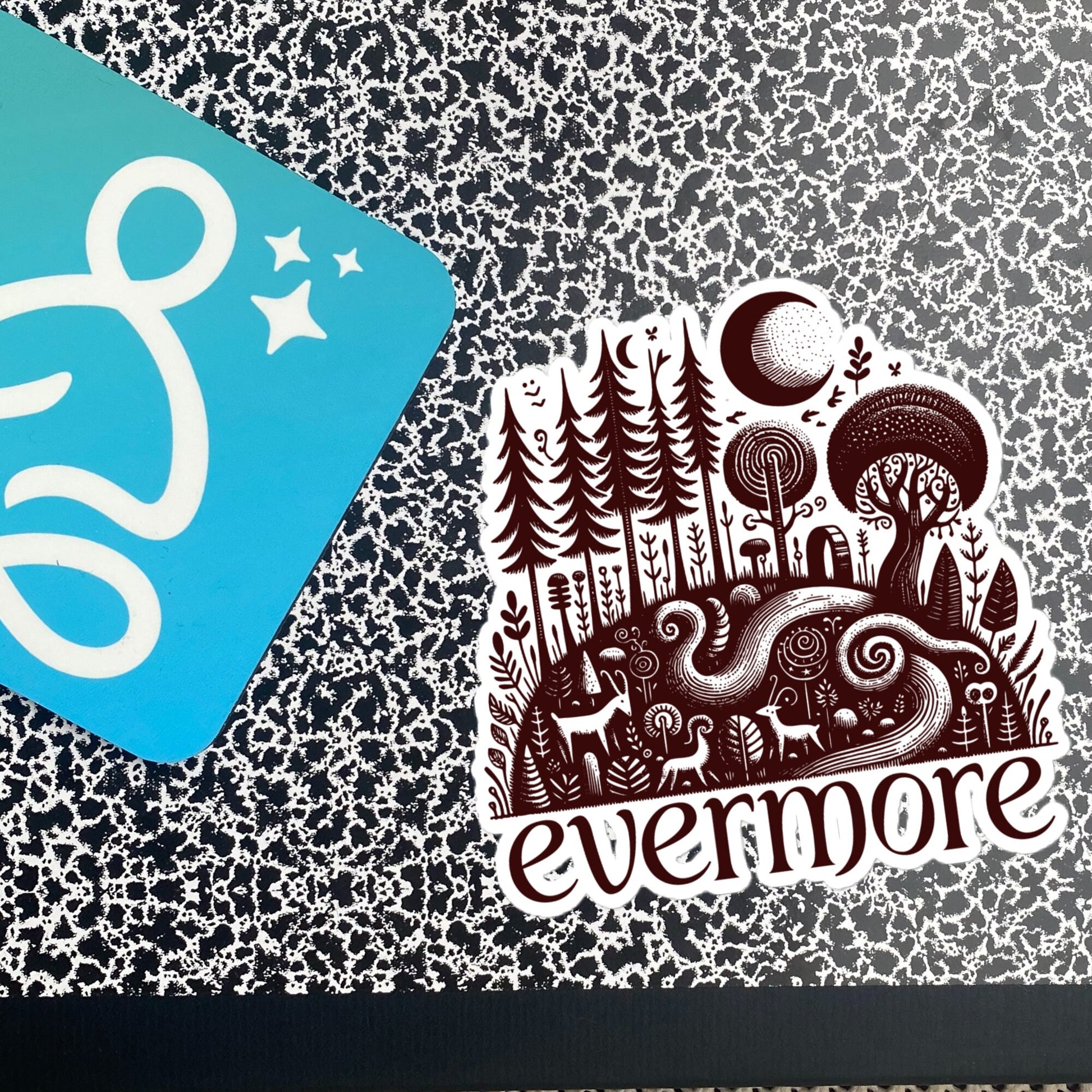 Whimsigoth Forestcore Goblincore Evermore Vinyl Sticker