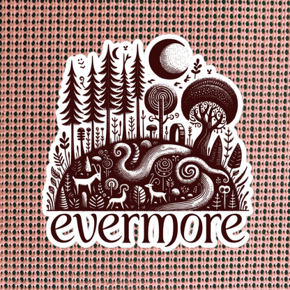 Whimsigoth Forestcore Goblincore Evermore Vinyl Sticker