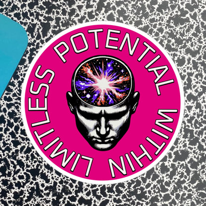 Limitless Potential Within Vinyl Sticker for Car, Bumper, Scrapbooking, Skateboards, or Crafts