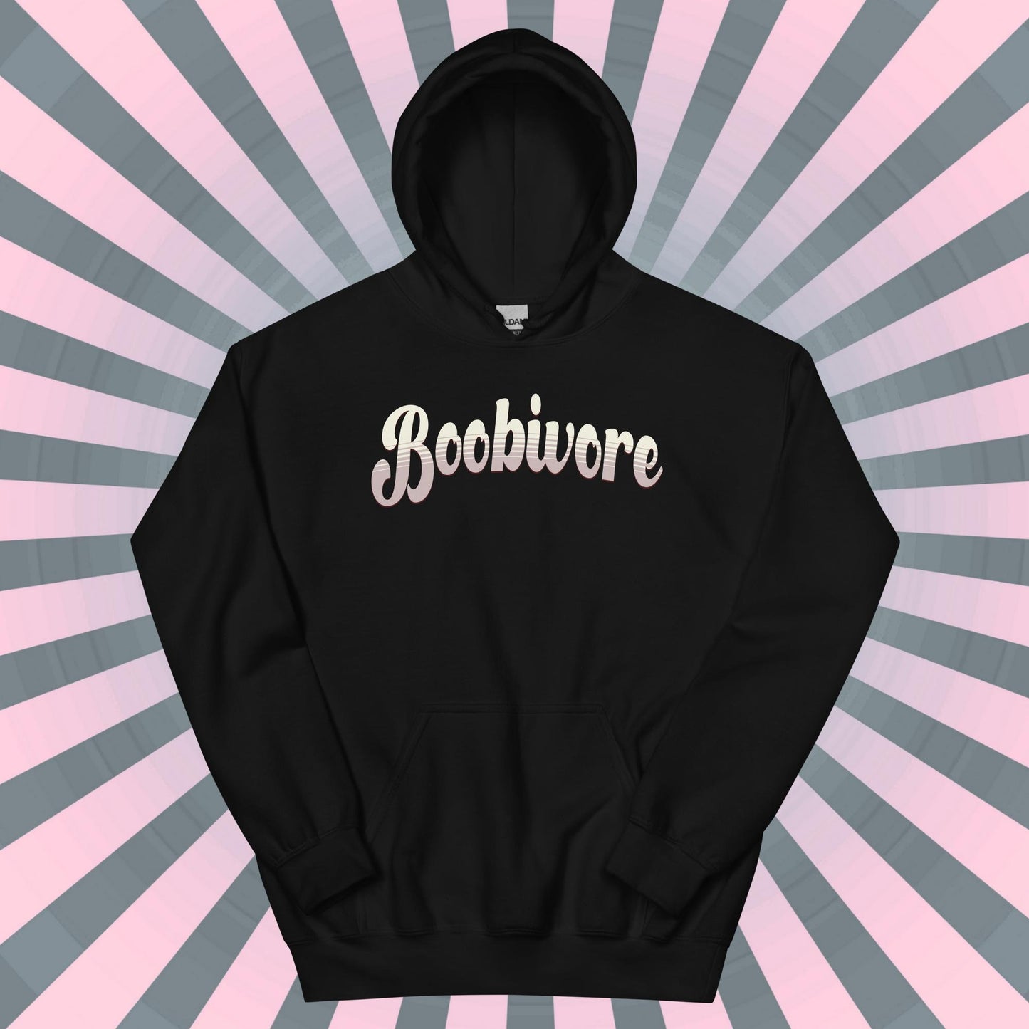 Funny Boobivore Hoodie Dad Jokes Fun Gag Gift