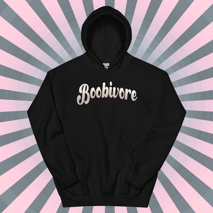 Funny Boobivore Hoodie Dad Jokes Fun Gag Gift