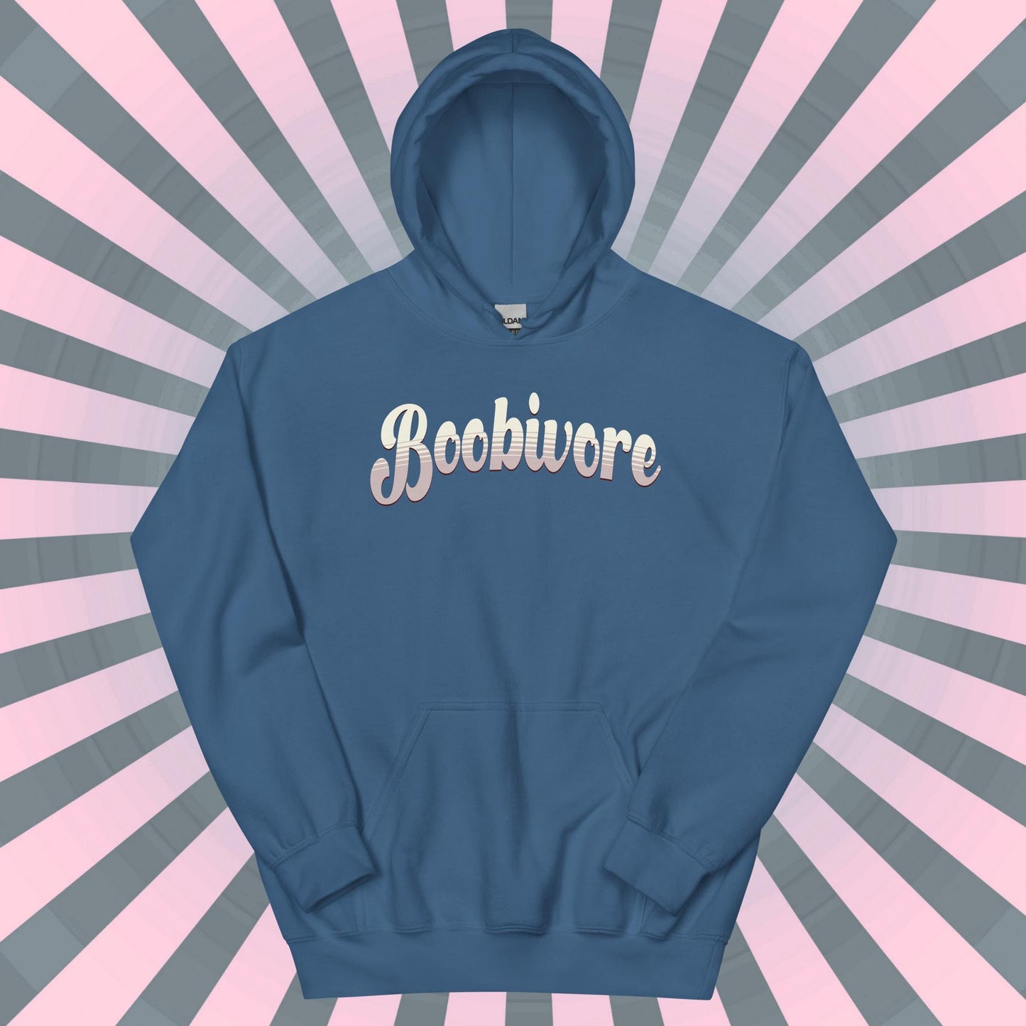 Funny Boobivore Hoodie Dad Jokes Fun Gag Gift