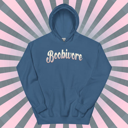 Funny Boobivore Hoodie Dad Jokes Fun Gag Gift