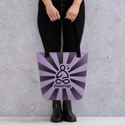 PURPLE Gothic Grunge Pastel Goth Wheat Witch Tote Bag, Ventcore Darkcore Weird Stuff Dark Aesthetic Halloween Tote Bag