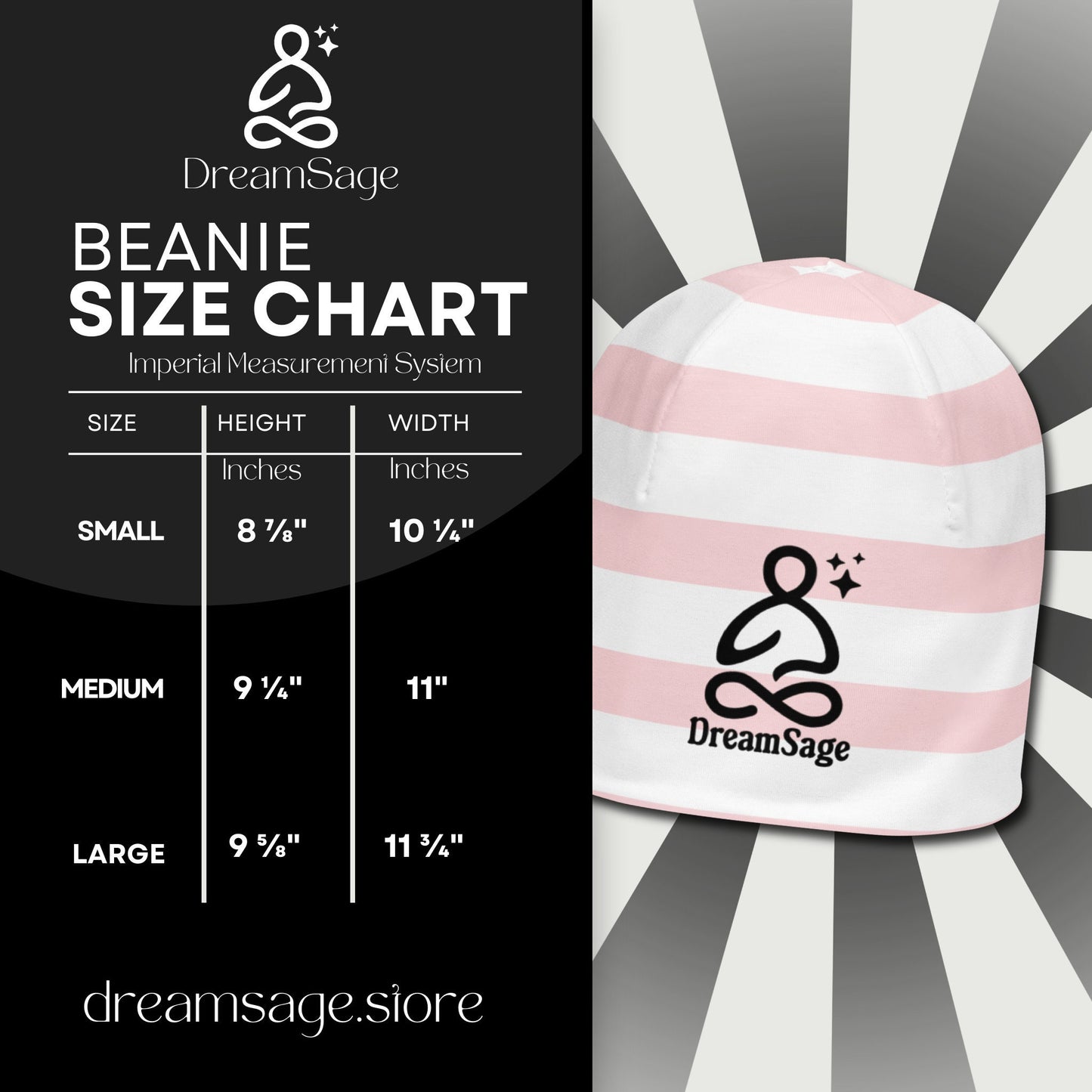 Weirdcore Pastel Goth Grunge Cute Bear Striped Beanie, Oddly Adorable Oddcore Beanie Hat