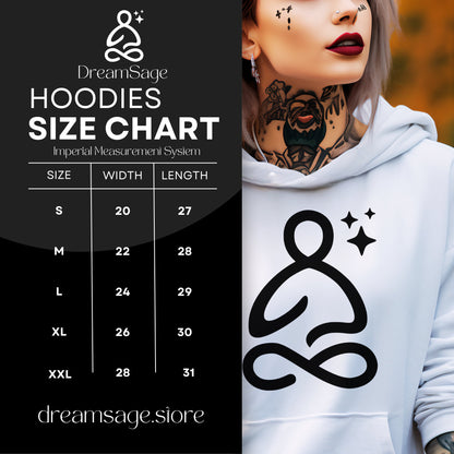 Goth Grunge Witch Playing with Bats Zip Up Hoodie Tribal Witch Front Design Hooded Jacket