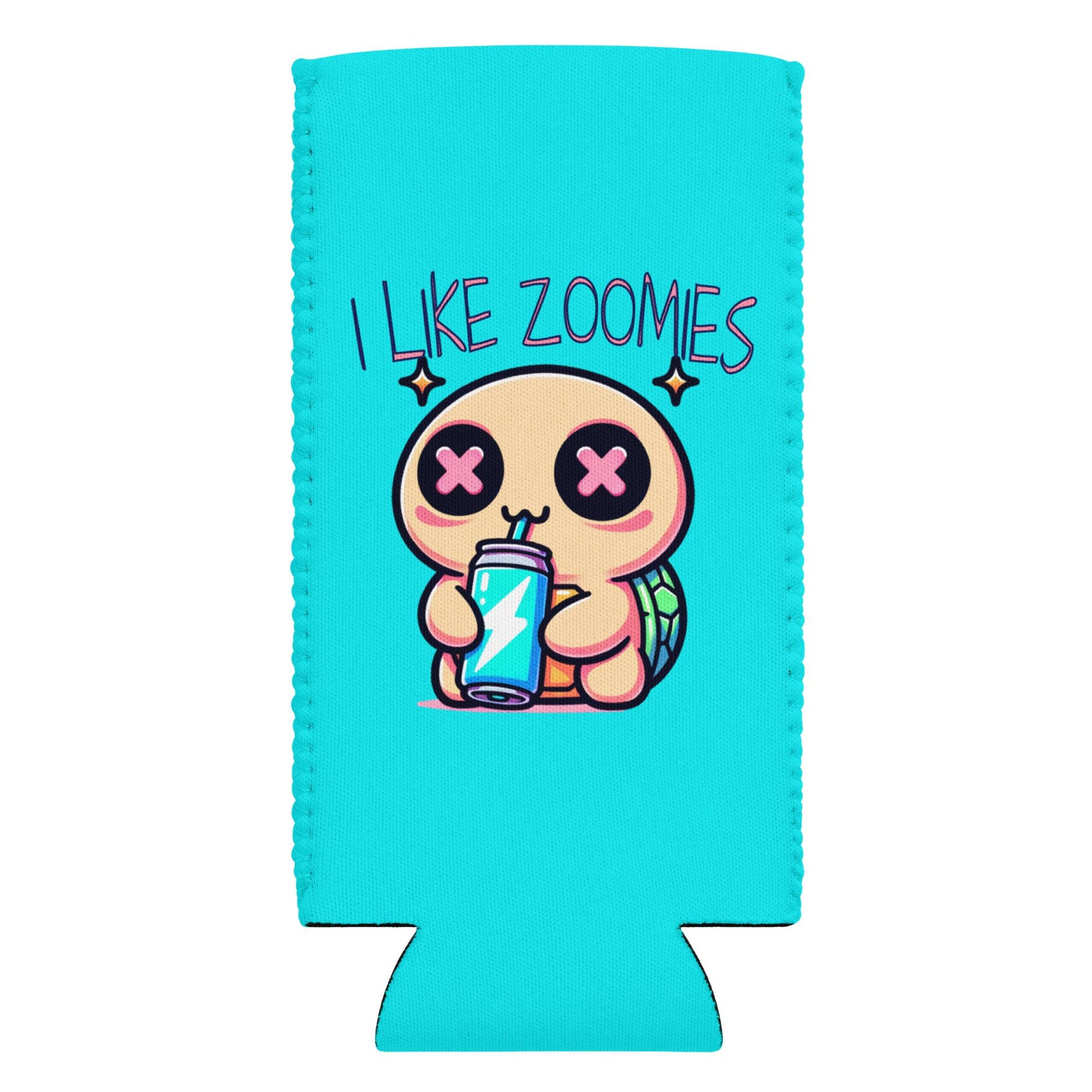 Pastel Goth Weirdcore Zoomies Beer Coozie Grunge Turtle Tortoise Can Cooler Koozie