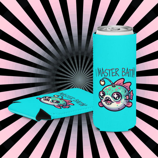 Weirdcore Kawaii Angler Fish Can Cooler Beer Pastel Goth Grunge Coozie Tongue in Cheek  Beverage Koozie