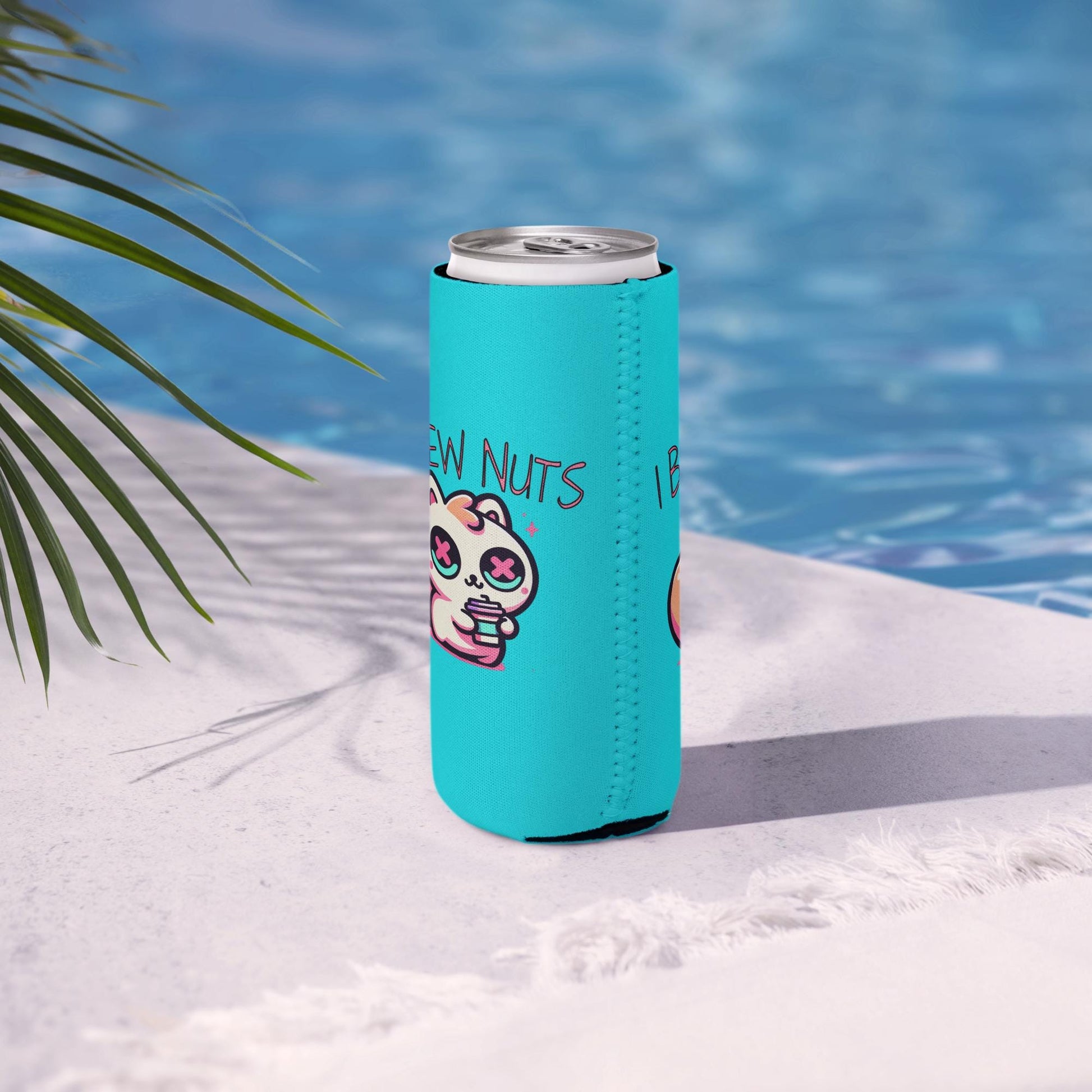 Weirdcore Kawaii Squirrel Can Cooler Beer Pastel Goth Grunge Cozie I Brew Nuts Beverage Koozie