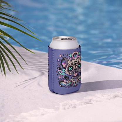 Trippy Psychedelic Gore Weirdcore Hyena Beer Holder Grunge Goth Spotted Hyena Weird Cozie