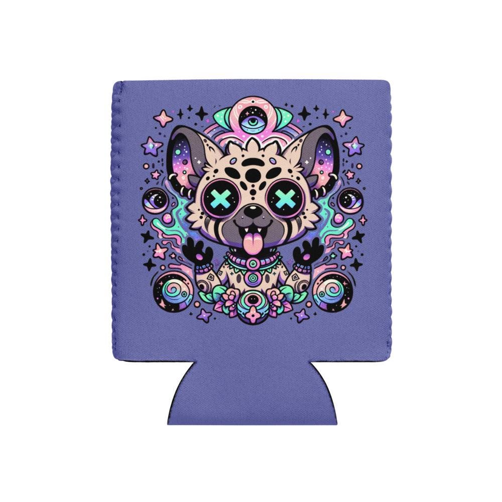 Trippy Psychedelic Gore Weirdcore Hyena Beer Holder Grunge Goth Spotted Hyena Weird Cozie
