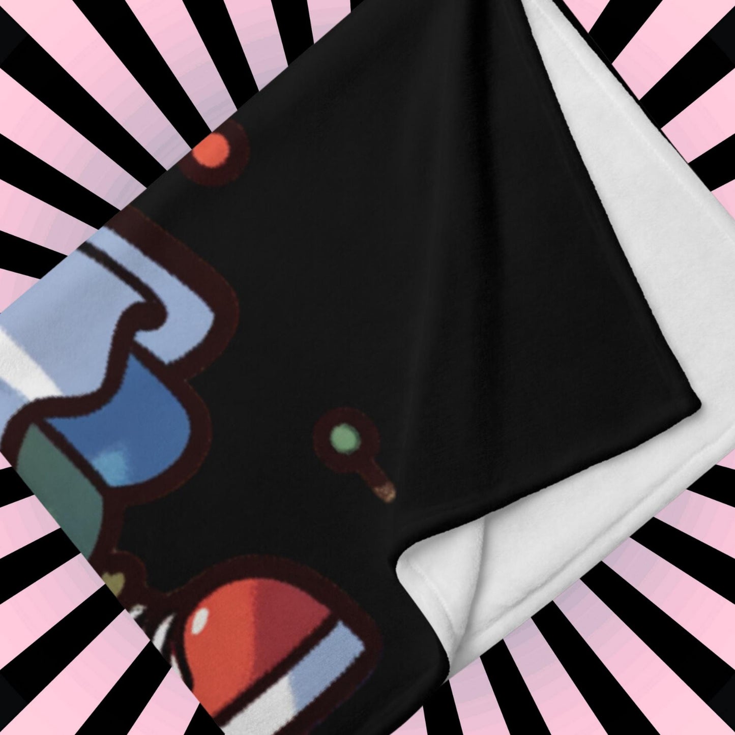 Blanket Crying Ghost in Mushroom Hat Halloween Throw Blanket Weirdcore Cute Ghost Room Decor