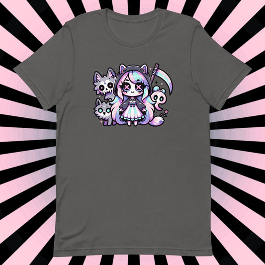 Weirdcore Pastel Goth Grunge Gore Creepy Cute Darkcore Death Girl T-Shirt
