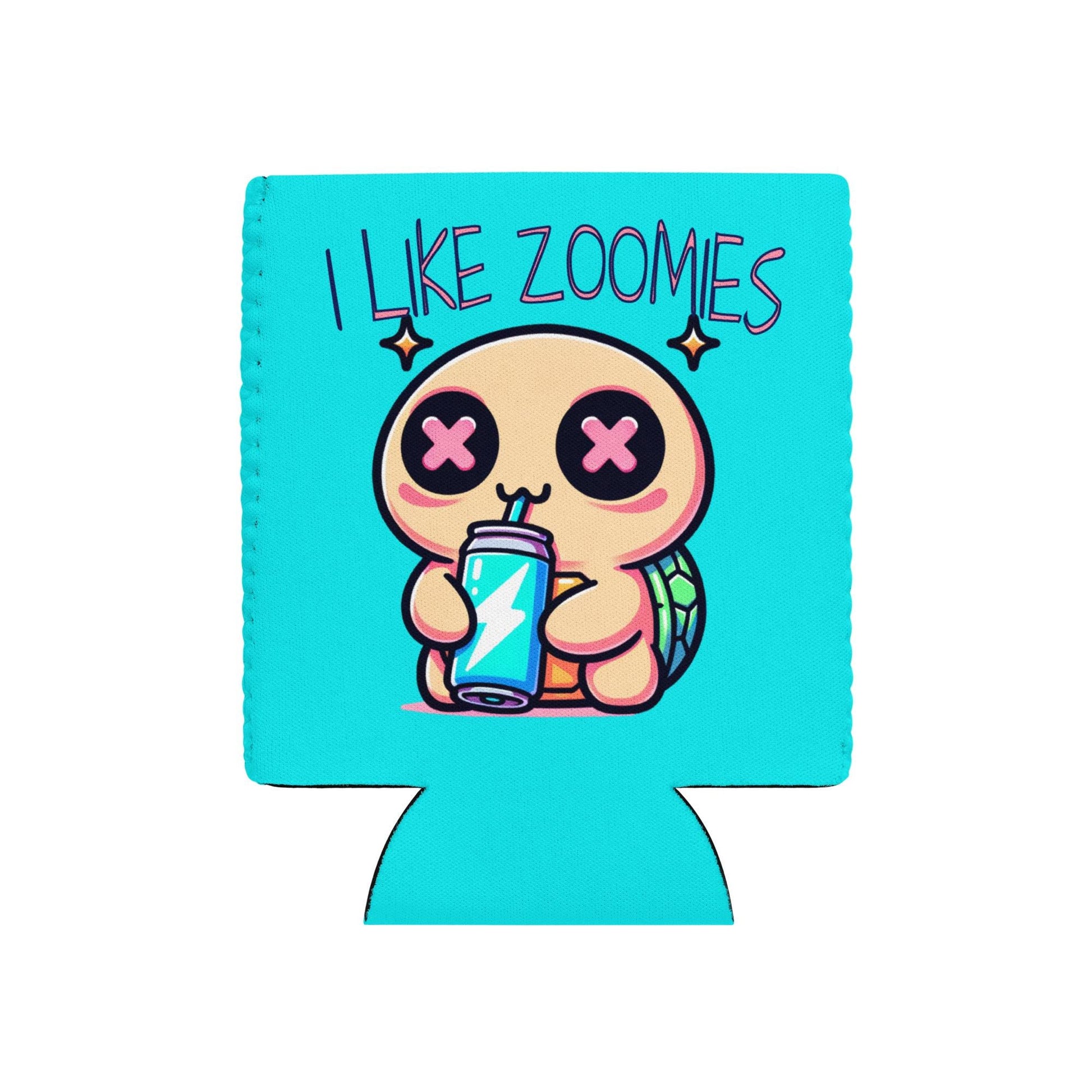 Pastel Goth Weirdcore Zoomies Beer Coozie Grunge Turtle Tortoise Can Cooler Koozie