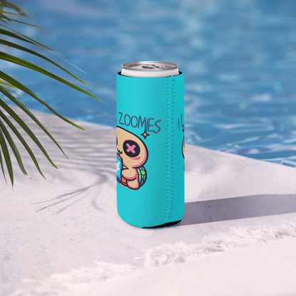 Pastel Goth Weirdcore Zoomies Beer Cozie Grunge Turtle Tortoise Can Cooler Koozie