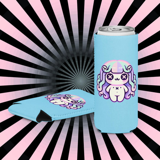 Creepy Cute Medusa Pastel Goth Coozie Weirdcore Gorgon Beverage Holder
