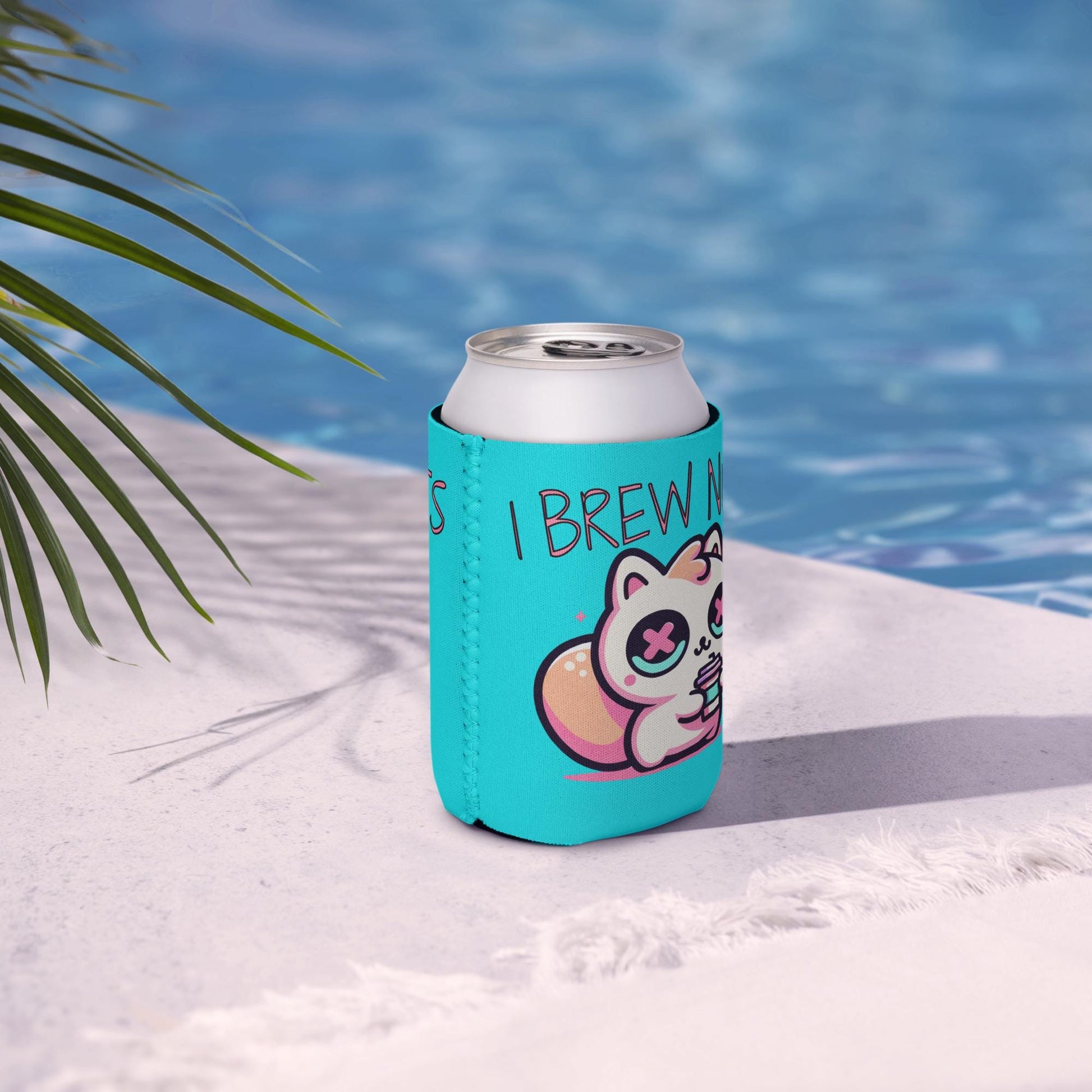 Weirdcore Kawaii Squirrel Can Cooler Beer Pastel Goth Grunge Cozie I Brew Nuts Beverage Koozie