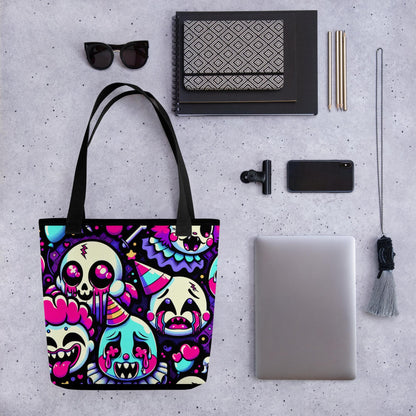 TOTE BAG Gothic Grunge Neon Goth Darkcore Weirdcore Ghost Gore Stuff Dark Aesthetic Halloween Tote Bag