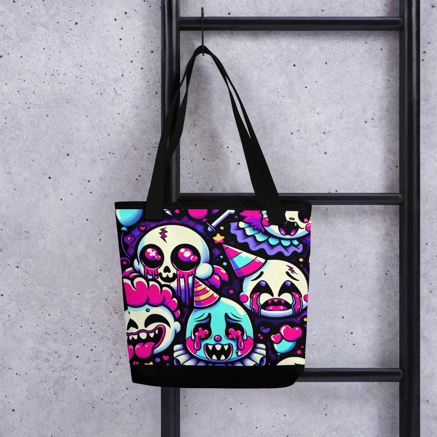 TOTE BAG Gothic Grunge Neon Goth Darkcore Weirdcore Ghost Gore Stuff Dark Aesthetic Halloween Tote Bag