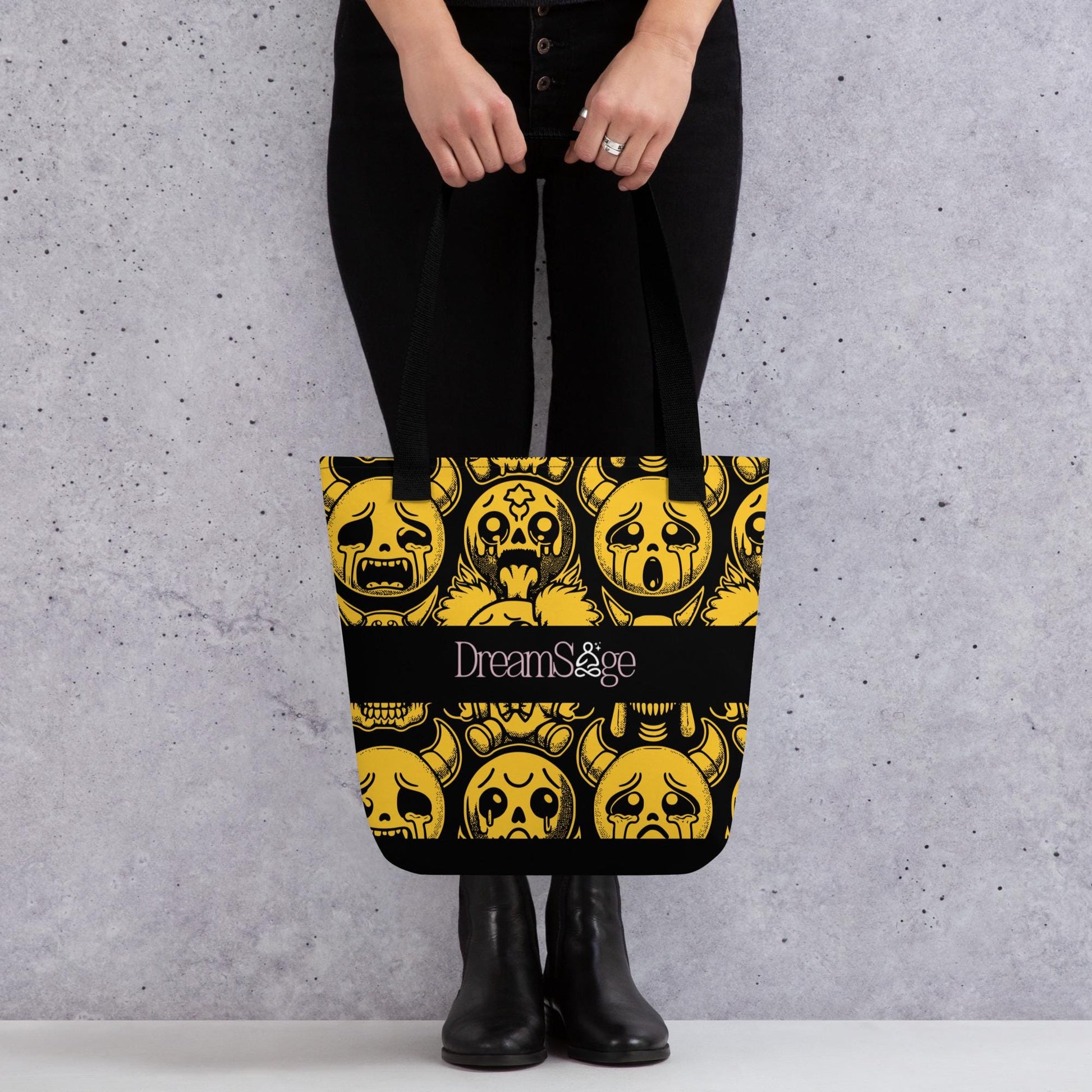 TOTE BAG Gothic Grunge Goth Darkcore Weirdcore Clown Gore Spooky Dark Aesthetic Halloween Tote Bag