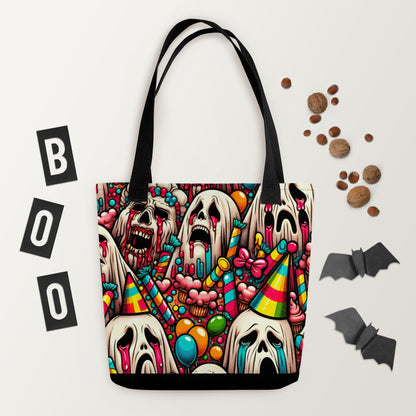 TOTE BAG Gothic Grunge Darkcore Weirdcore Ghost Gore Creepy Stuff Dark Aesthetic Halloween Tote Bag
