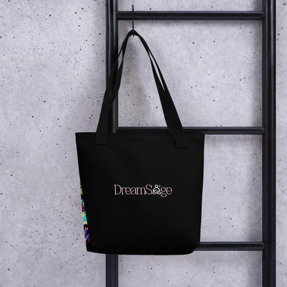 TOTE BAG Gothic Grunge Neon Goth Darkcore Weirdcore  It&#39;s My Party and I can Scream if I want to Ghost Halloween Tote Bag