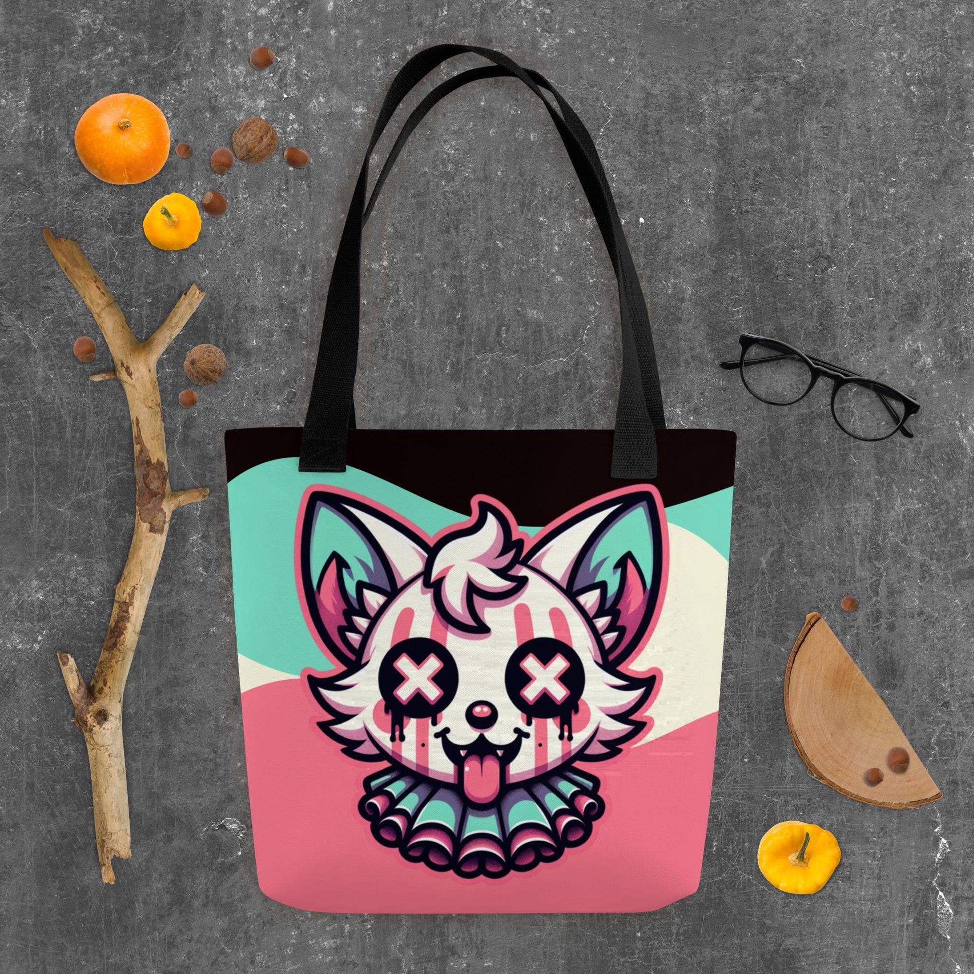 TOTE BAG Gothic Grunge Pastel Goth Weirdcore Gore Clown Kitty Creepy Cute Tote Bag