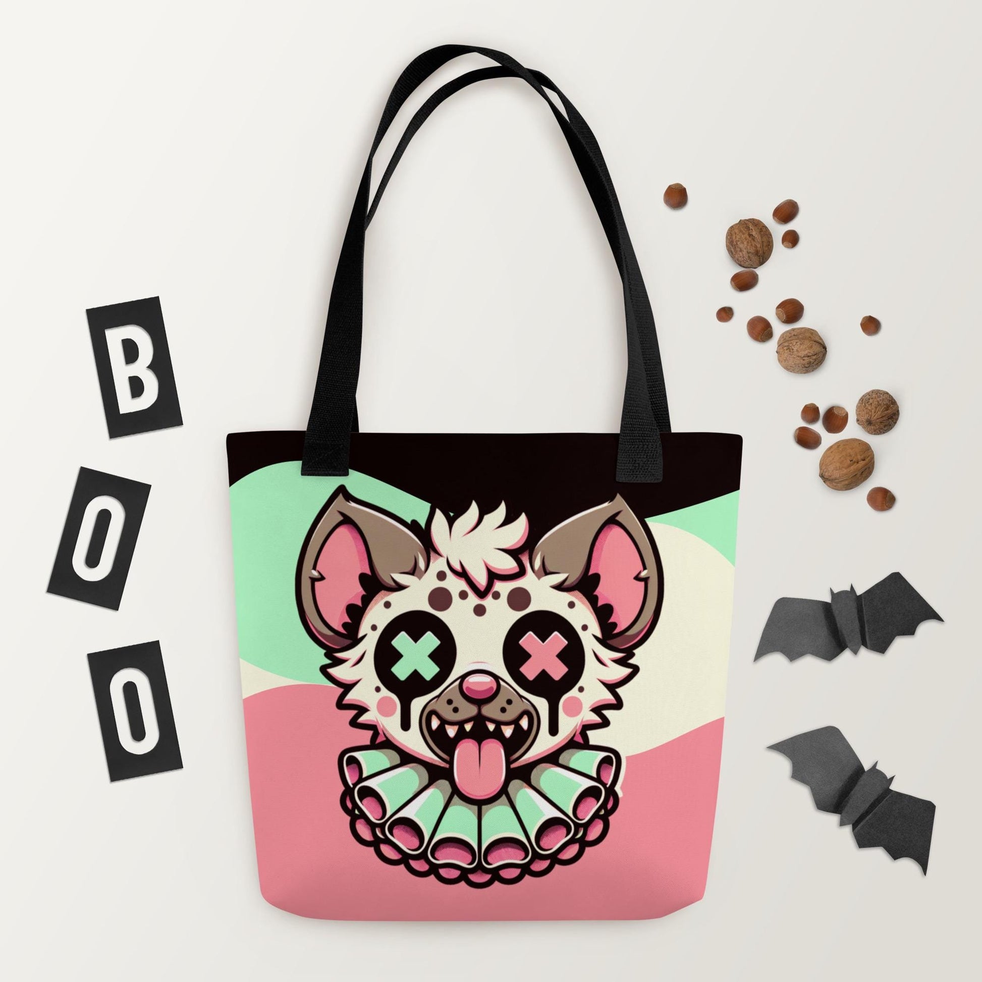TOTE BAG Gothic Grunge Pastel Goth Weirdcore Clown Hyena Creepy Cute Tote Bag