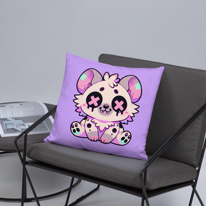 Creepy Cute Weirdcore Hyena Throw Pillow Pastel Goth Kawaii Grunge Room Decor Decorative Pillow