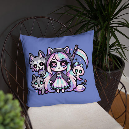 Loki&#39;s Daughter Hel Throw Pillow Asgard Pastel Goth  Grunge Room Decor Decorative Pillow