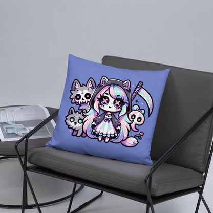 Loki&#39;s Daughter Hel Throw Pillow Asgard Pastel Goth  Grunge Room Decor Decorative Pillow