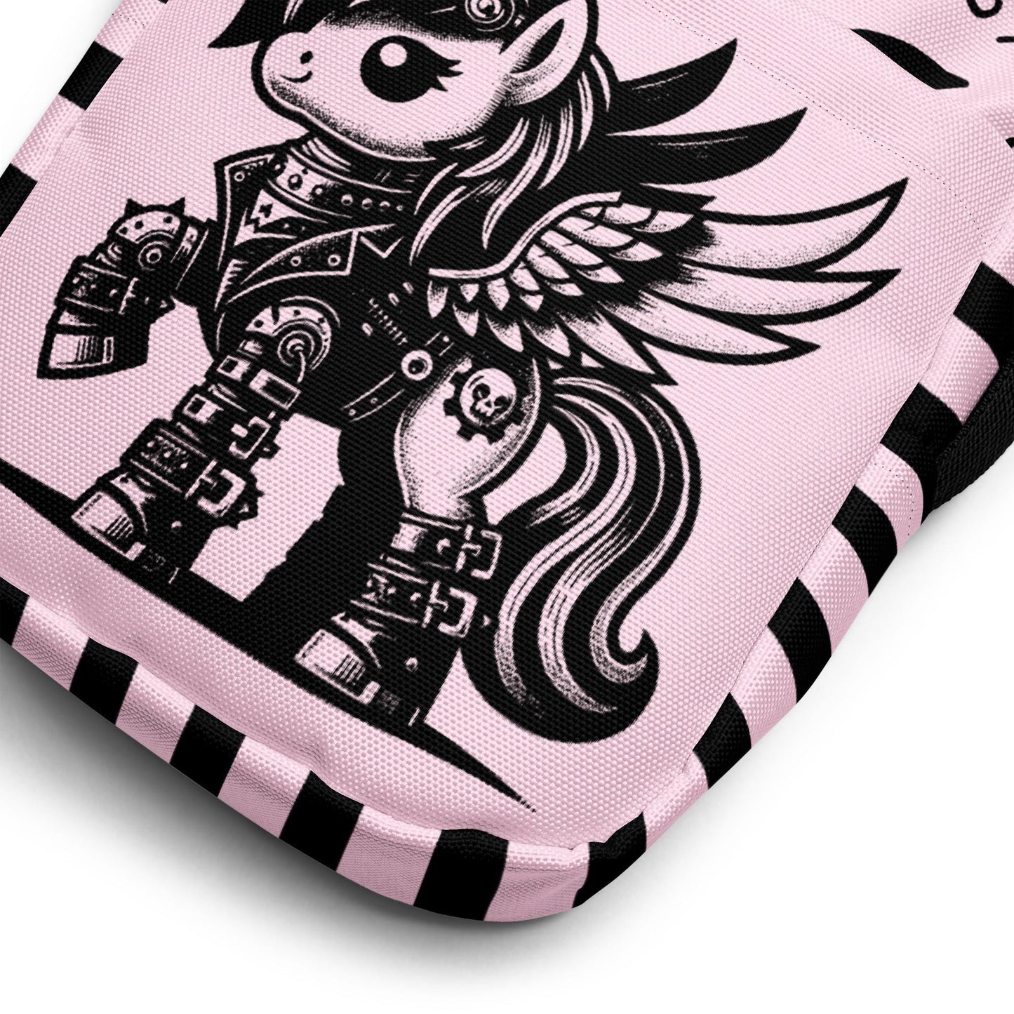 Cute Cyberpunk Unicorn Pegasus Crossbody Bag Weirdcore Pastel Goth Grunge Sling Bag Purse
