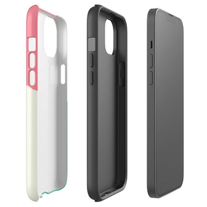Creepy Cute Weirdcore Clown Cat Clowncore Grunge Pastel Goth Tough Case for iPhone® Glossy or Matte