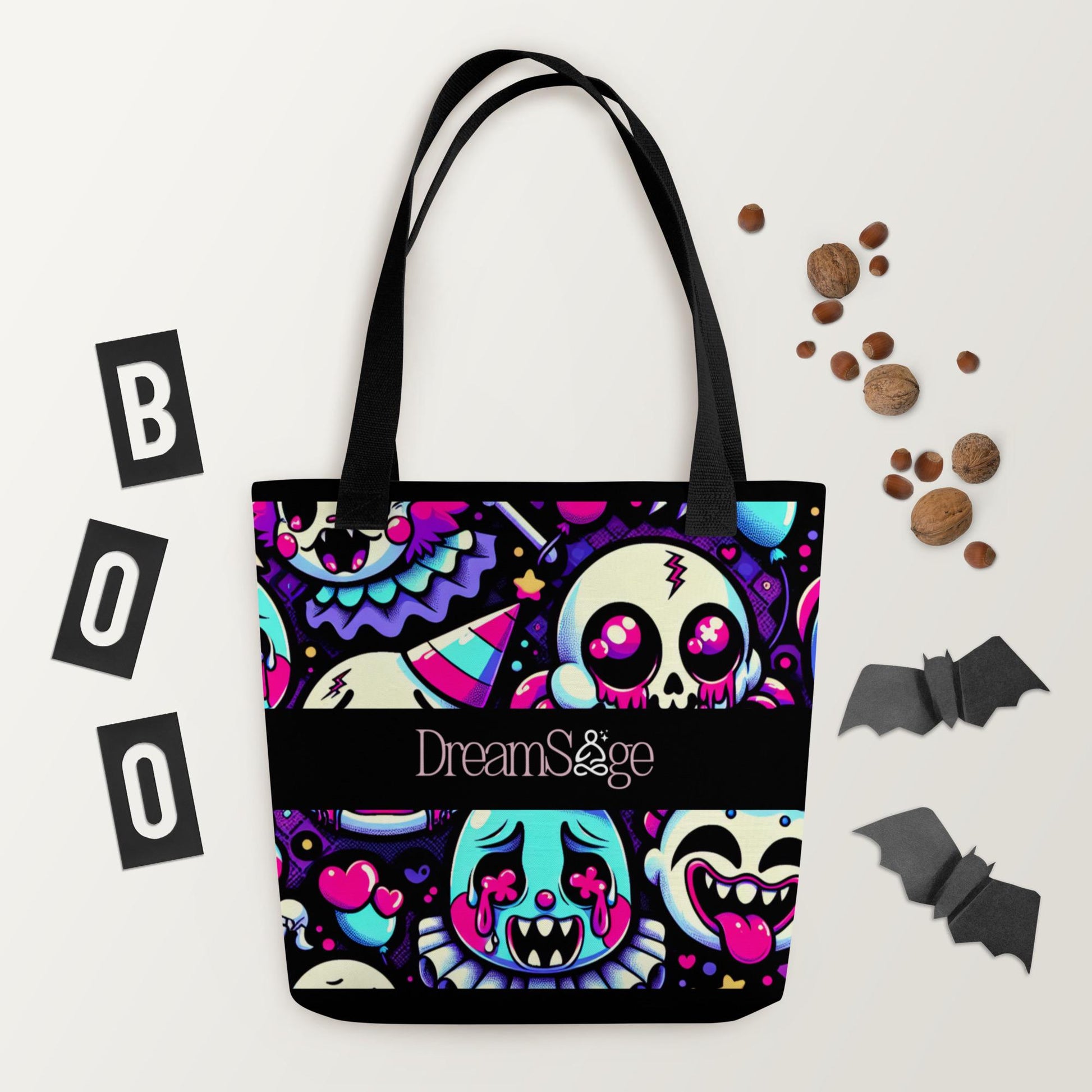 TOTE BAG Gothic Grunge Neon Goth Darkcore Weirdcore Ghost Gore Stuff Dark Aesthetic Halloween Tote Bag