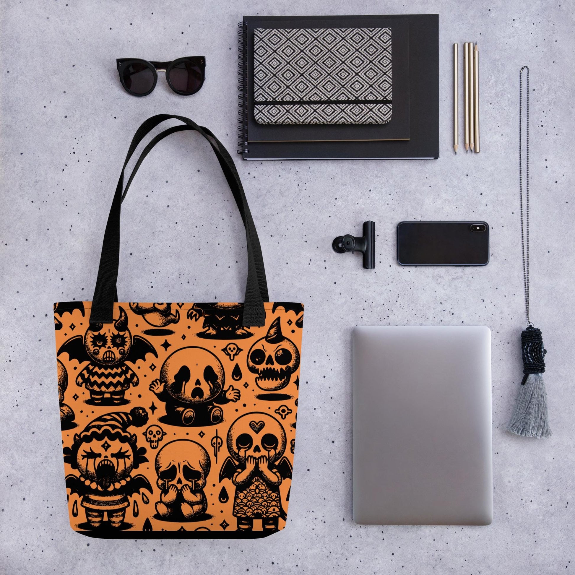 TOTE BAG Gothic Grunge Neon Goth Darkcore Weirdcore Ghost Gore Stuff Dark Aesthetic Halloween Trick or Treat Tote Bag