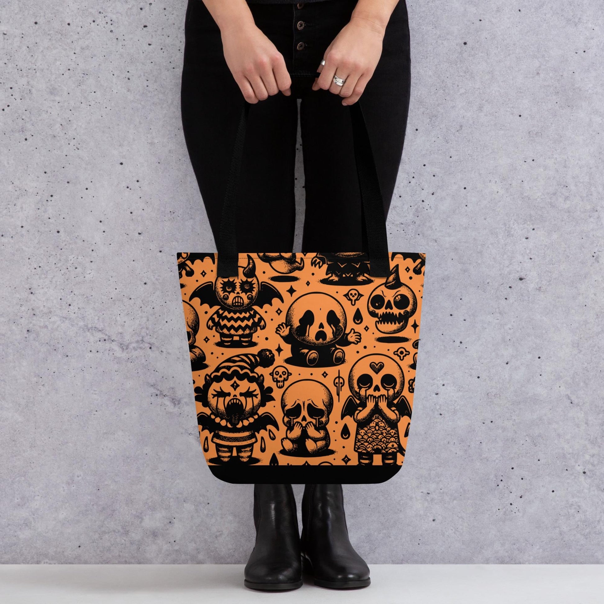 TOTE BAG Gothic Grunge Neon Goth Darkcore Weirdcore Ghost Gore Stuff Dark Aesthetic Halloween Trick or Treat Tote Bag